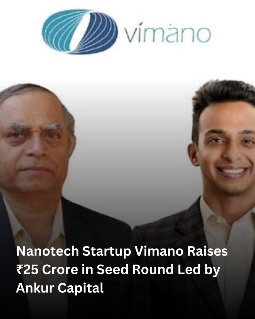 Nanotech Startup Vimano Raises ₹25 Crore in Seed Round Led by Ankur Capital