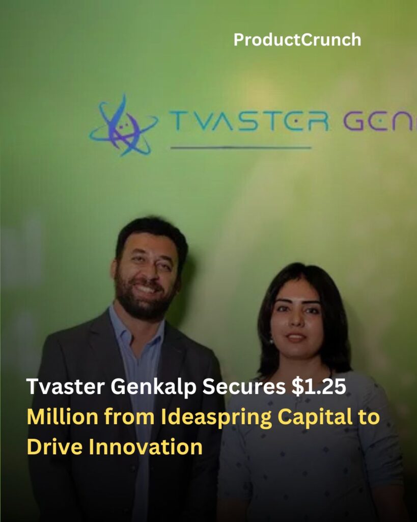 Tvaster Genkalp Secures $1.25 Million from Ideaspring Capital to Drive Innovation